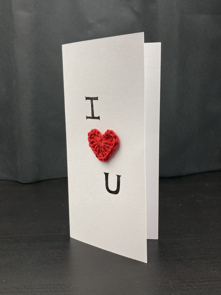 easy hadndmade valentines card